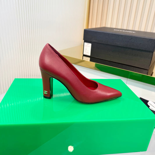 CC 26s Pumps 8.5cm Burgundy Lambskin 924310