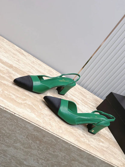 Channel 2026 Slingback 65mm Fabric Calfskin 898961