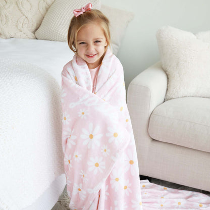 Daisy Garden Personalized Kids Blanket