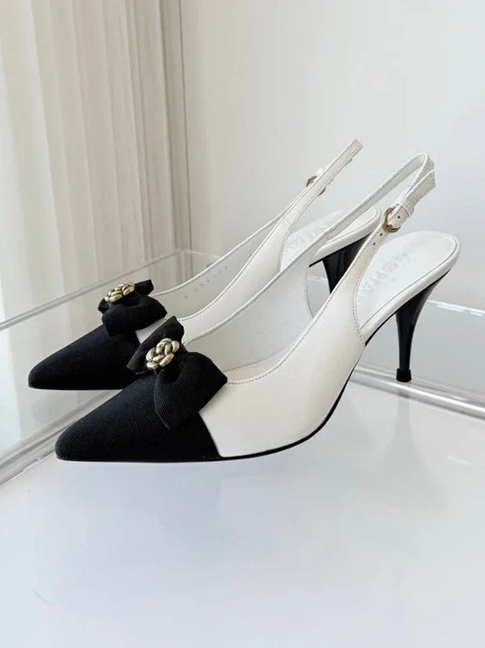 Chanel 2026 Slingback Stilettos Leather Sheepskin 823416