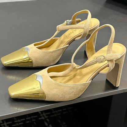 Chanel 2026 Slingback Kitten Heels Pumps Leather Sheepskin 832520
