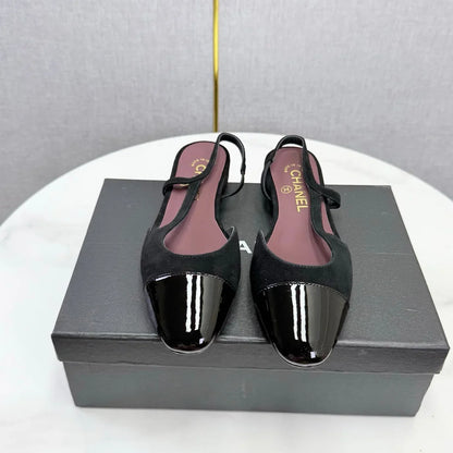 Chanel 2026 Slingback 1.5cm Suede Leather 01
