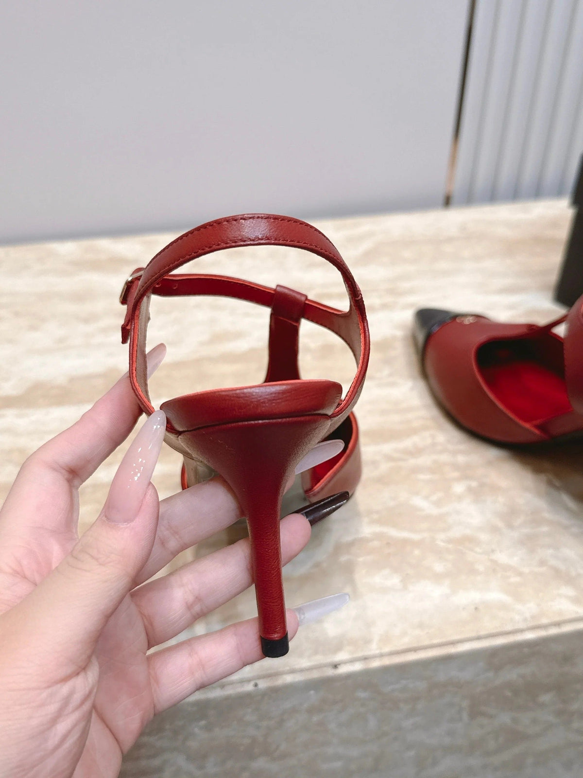 Channel 2026 Slingback 90mm Calfskin 898943