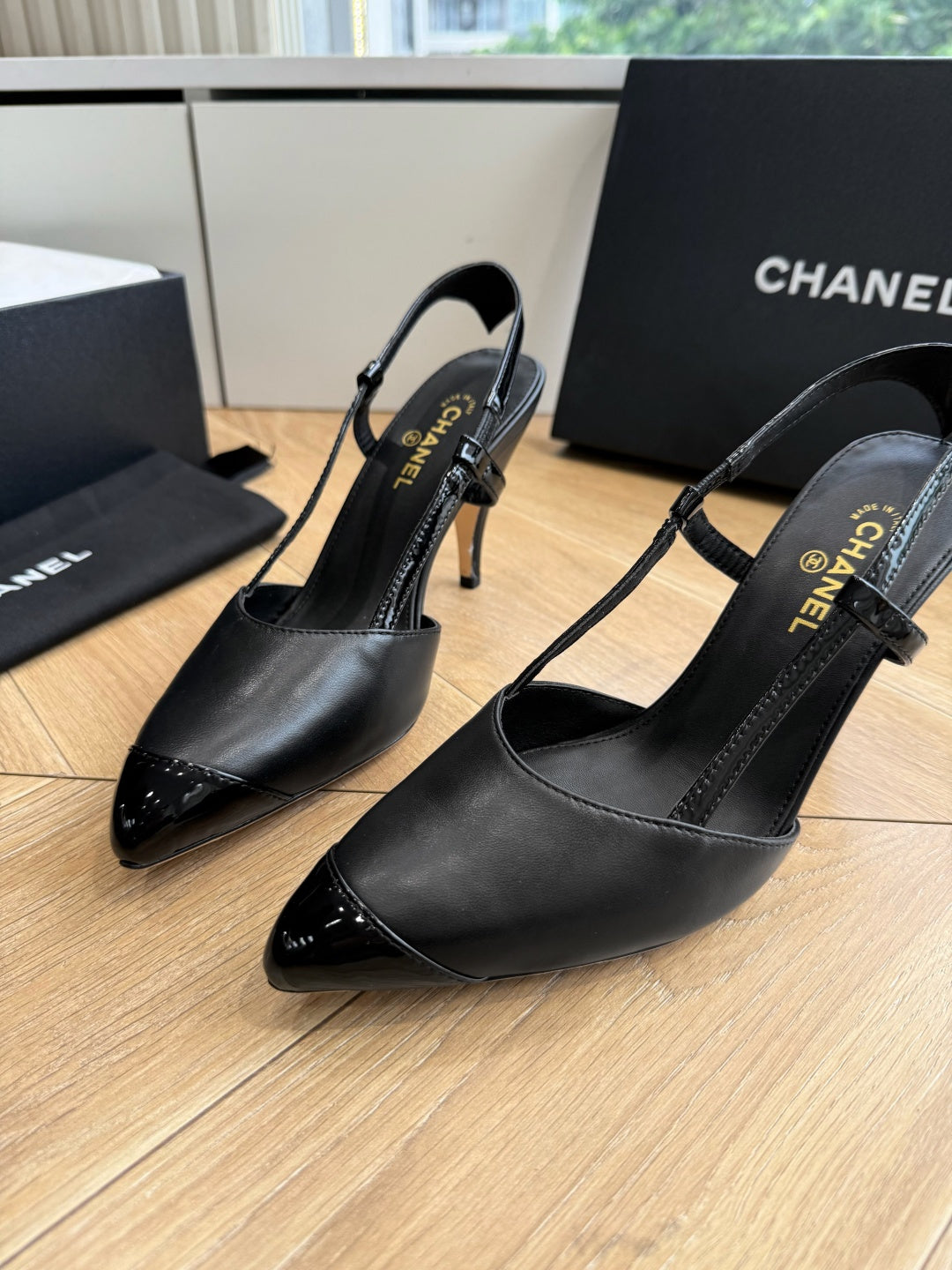 CC 26s Boutique Slingback Black Patent Leather 933116
