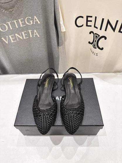 CC 26s Slingback Flat Black Distinct Woven 888093