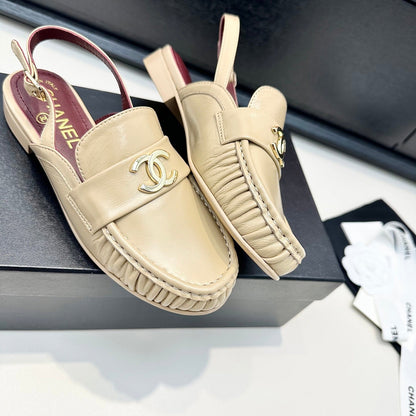 CC 26A Métiers d’art 2026 Slingback Beige Glossy Sheepskin 900227