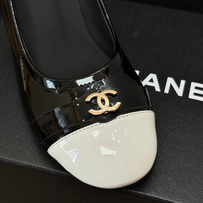 CC High Heels Black Lambskin