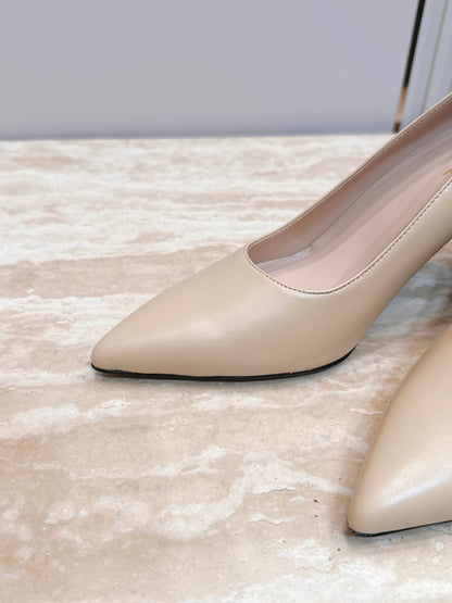 CC Métiers d’art 2026 Pumps 9.5cm Beige Sheepskin 898968