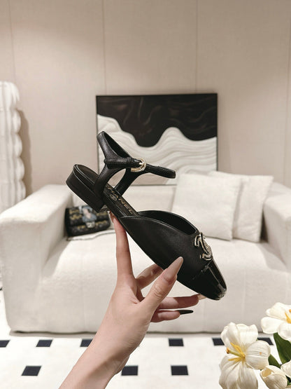 cc 25p mary jane black lambskin black pattern 237515