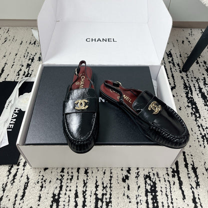 CC 26A Métiers d’art 2026 Slingback Black Glossy Sheepskin 900760
