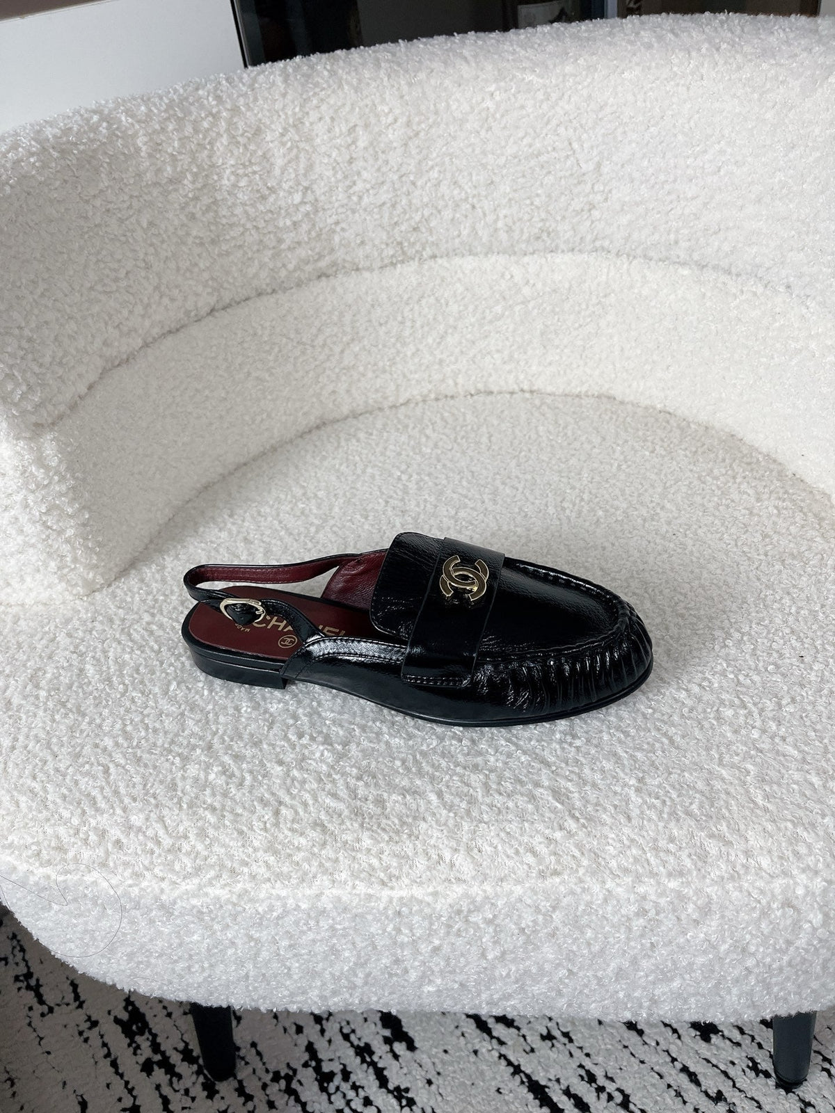CC 26A Métiers d’art 2026 Slingback Black Glossy Sheepskin 900760