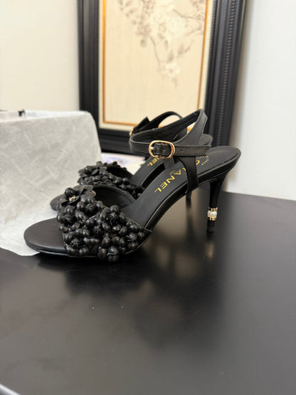 CC 25 Slingback Black Lambskin 233403