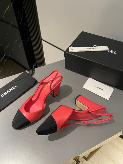 CC Slingback 95mm Red Lambskin